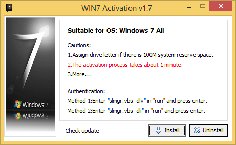 to activate windows 7