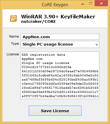 winrar 64 bit registration key