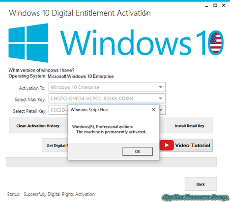 windows 10 pro permanent activator